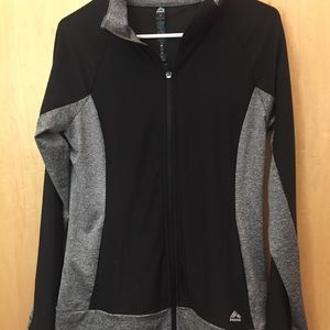 Black and grey athletic zip up NWOT